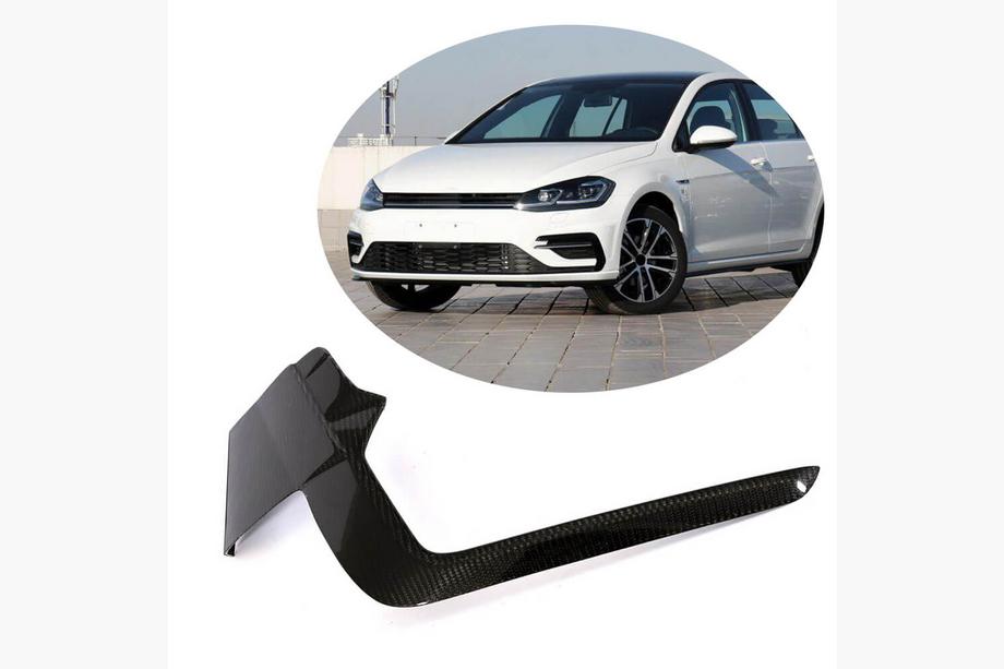 Volkswagen Golf 7/E-Golf 2012-2020 Couvre Pare-chocs Avant Carbone (R/R-line HB 2017-2020) Image