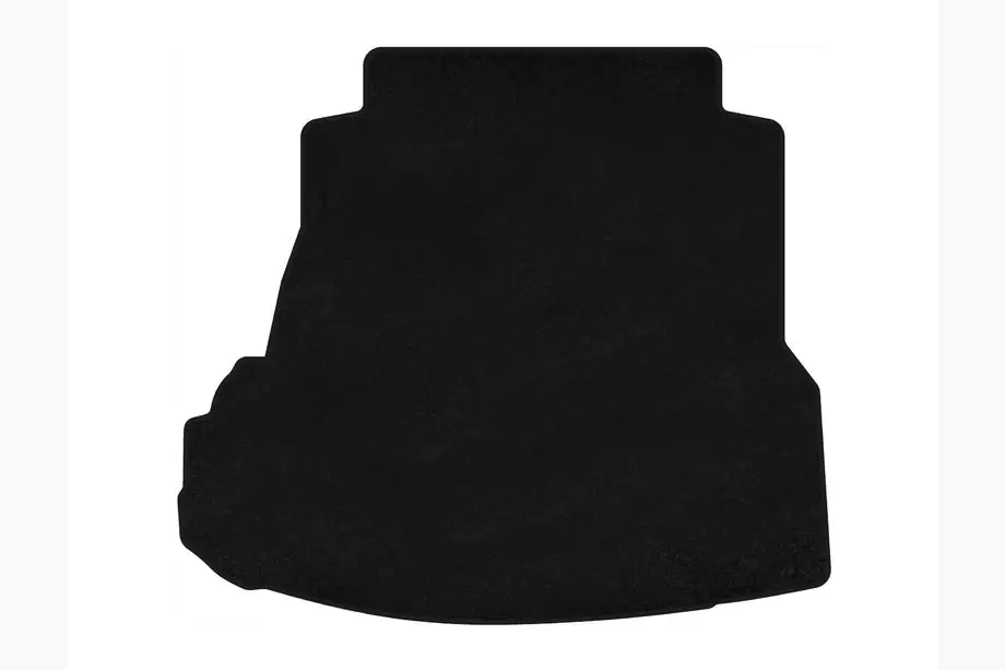 Audi A4 B5 1994–2001 Tapis de coffre textile Premium (Berline, Noir) Image