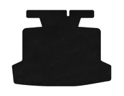 Dodge Dart 2012-2017 Tapis de coffre textile Premium (SD, Noir) photo 1