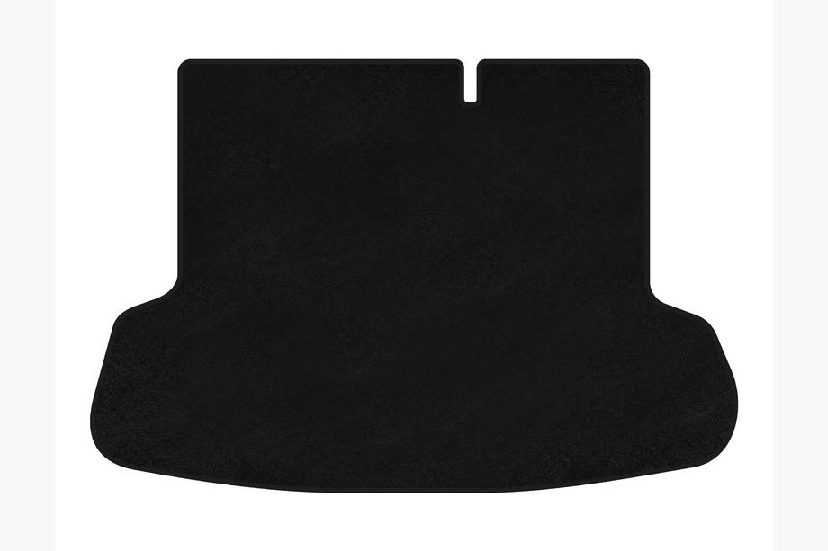 Hyundai Accent 2006-2010 Tapis de coffre textile Premium (SD, Noir) Image