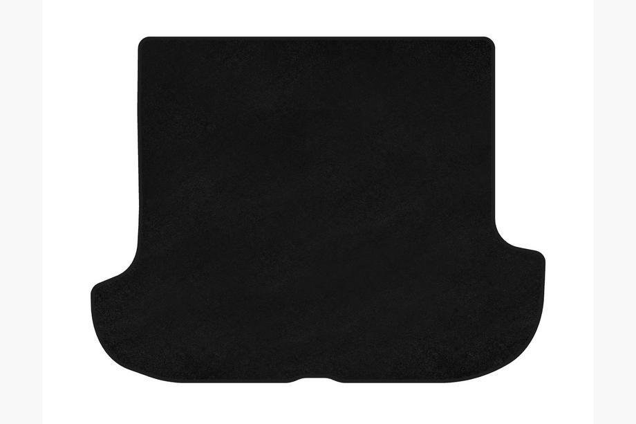 Hyundai Terracan 2001-2007 Tapis de coffre textile Premium (Noir) Image
