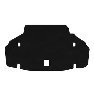 Tapis de coffre textile Premium (2007-2010, SD, Empattement long, Noir)