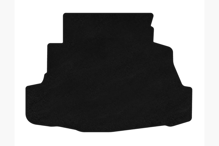 Nissan Primera P12 2002–2007 Tapis de coffre textile Premium (SD, Noir) Image