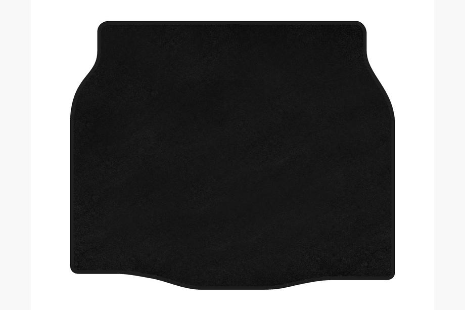 Nissan Tiida 2011-2014 Tapis de coffre textile Premium (HB, Noir) Image