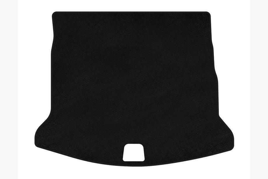 Renault Espace 2014- Tapis de coffre textile Premium (5 places, Noir) Image