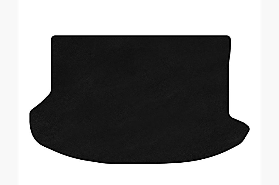 Subaru Impreza 2007-2011 Tapis de coffre textile Premium (HB, Noir) Photo 1