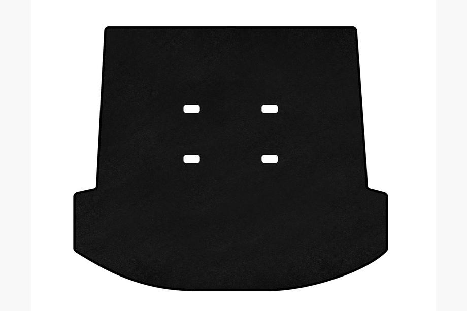 Toyota Fortuner 2006-2015 Tapis de coffre textile Premium (Noir) Image