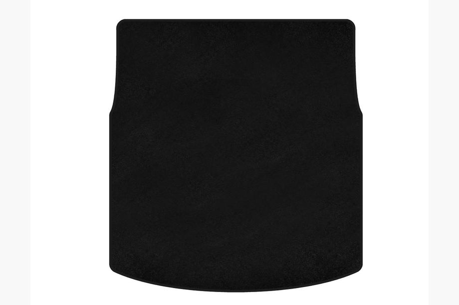 Volkswagen Phaeton 2002-2016 Tapis de coffre textile Premium (SD, Empattement court, Noir) Image