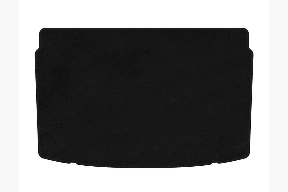 Volkswagen Polo 2017- Tapis de coffre textile Premium (HB, Noir) Photo 1