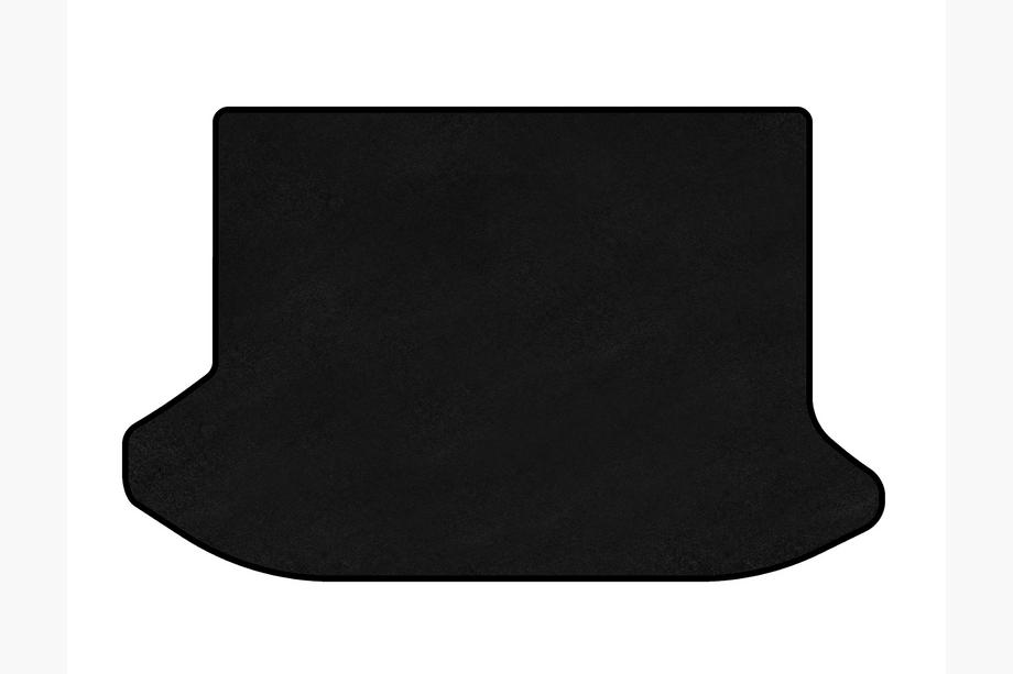 Volvo C30 2006-2012 Tapis de coffre textile Premium (HB, 3 portes, Noir) Image
