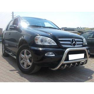 Pare-buffle (Inox) Mercedes ML W163 1997-2005 photo 2