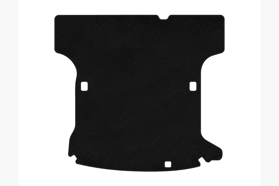 Dacia Logan I 2005-2008 Tapis de coffre textile Premium (SW, 5 places, Avant restylage, Noir) Photo 1
