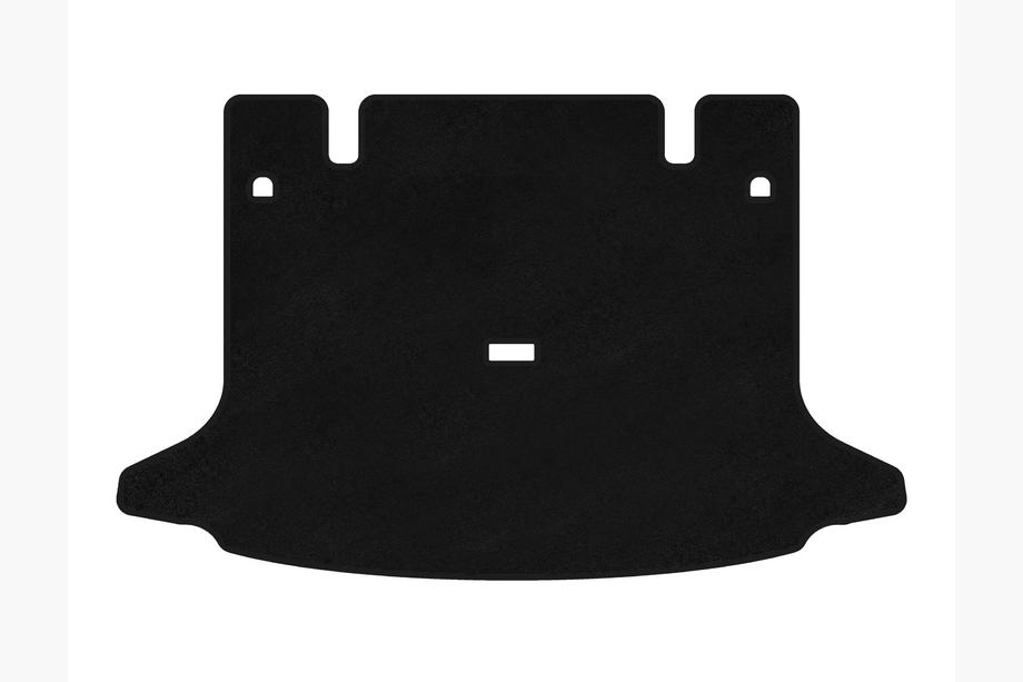 Dacia Logan I 2005-2008 Tapis de coffre textile Premium (SW, 7 places, Noir) Photo 1