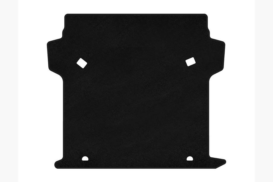 Fiat Doblo II 2010-2022 Tapis de coffre textile Premium (Noir) Image