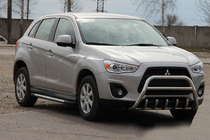 Mitsubishi ASX 2010-2023 Pare-buffle WT003 (Inox) photo 2