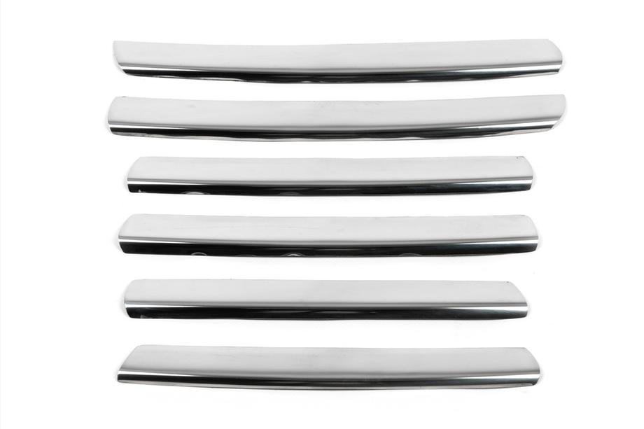 Volkswagen Touran 2003-2010 Couvre-Calandre Chromés (6 pcs, Acier Inoxydable) Photo 4