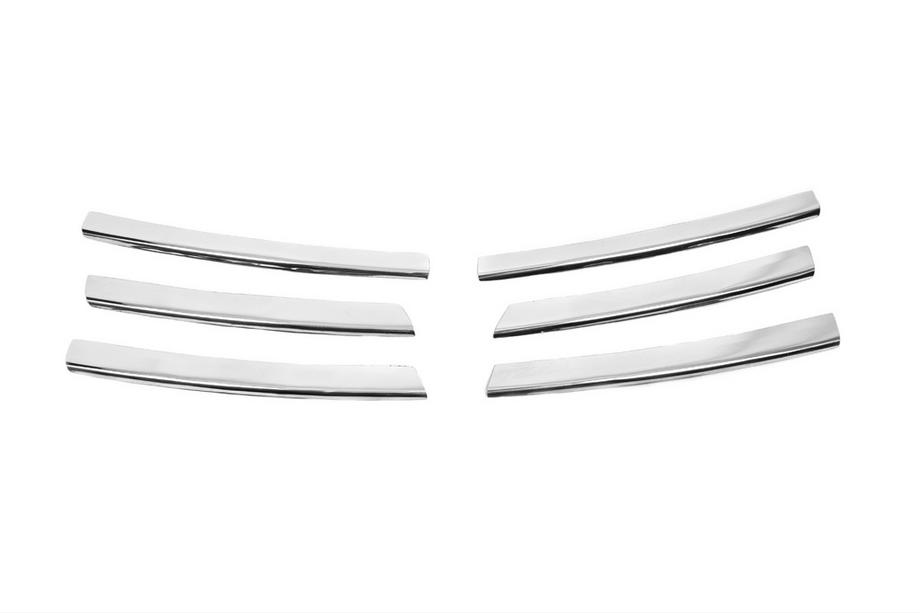 Volkswagen Touran 2003-2010 Couvre-Calandre Chromés (6 pcs, Acier Inoxydable) Photo 2
