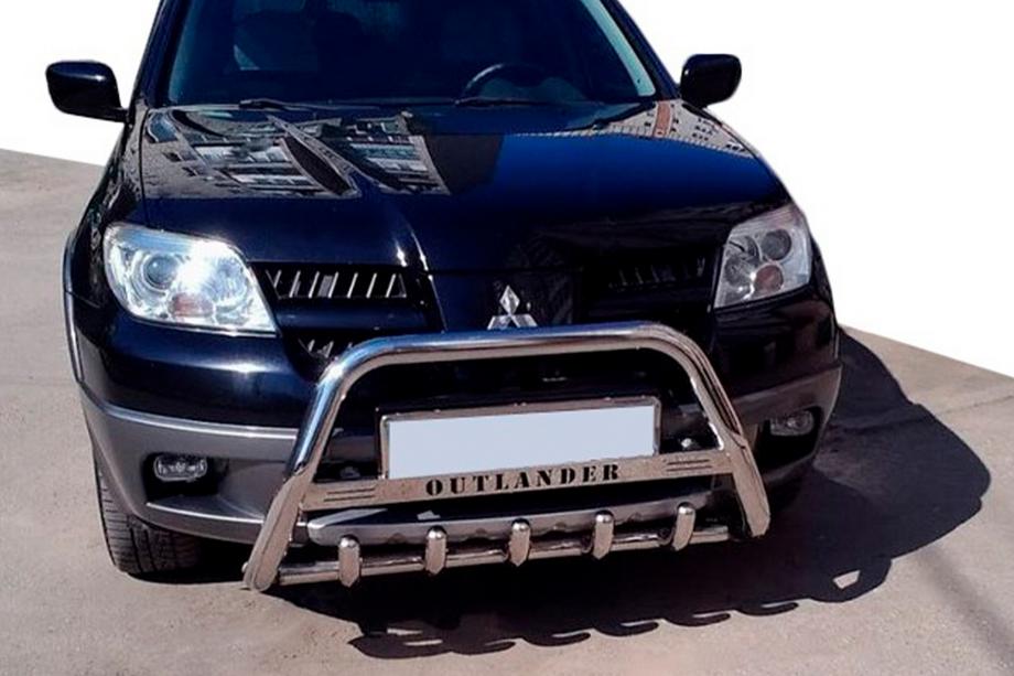 Mitsubishi Outlander 2001-2006 Pare-buffle WT004 (Inox) Image