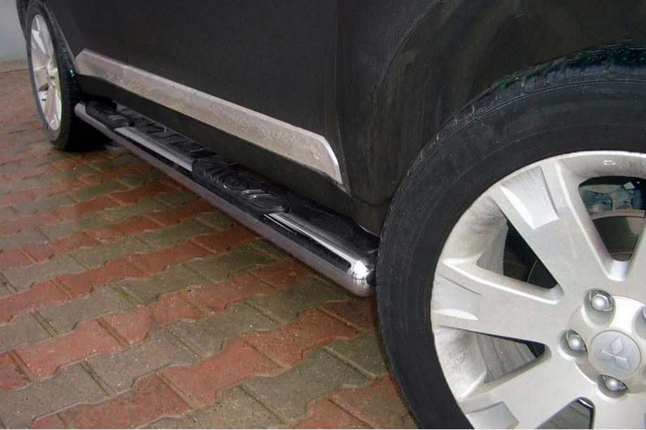 Mitsubishi Outlander 2006-2012 Tubes Latéraux (2 pcs, Inox) Image
