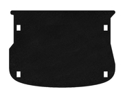 Range Rover Evoque 2012-2018 Tapis de coffre textile Premium (Noir) photo 1