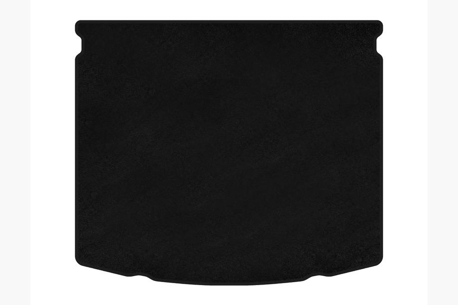 Mazda 3 2013-2019 Tapis de coffre textile Premium (HB, Noir) Image