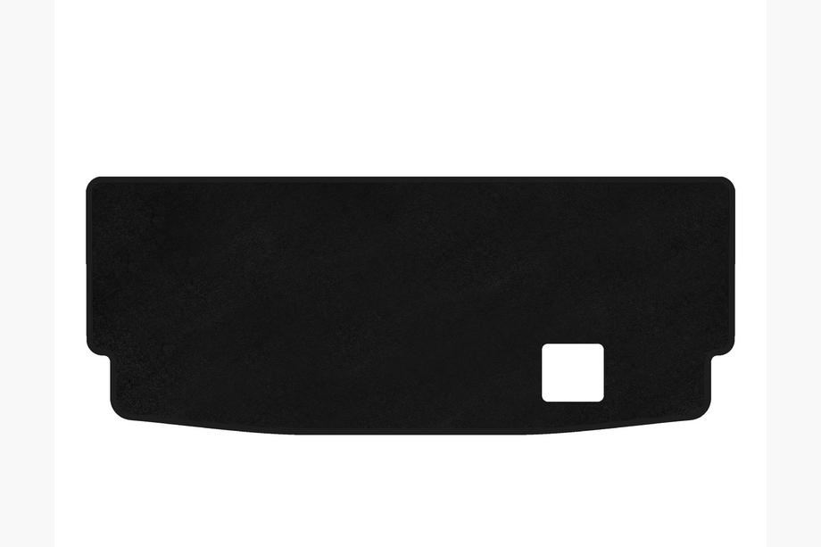 Mercedes GL class X164 2006-2012 Tapis de coffre textile Premium (7 places avec 3e rangée rabattue, Noir) Image