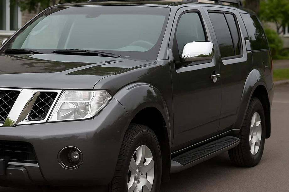 Nissan Pathfinder R51 2005-2014 Couvre-Rétroviseurs (2 pcs, Acier Inoxydable) Image