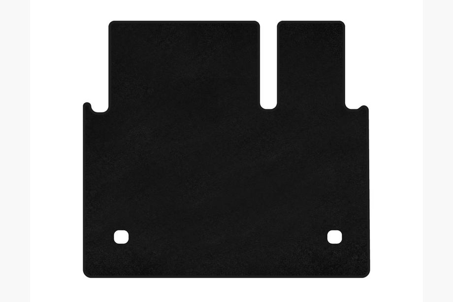 Peugeot Expert 2007-2016 Tapis de coffre textile Premium (2012-2016, 1+1, Noir) Image