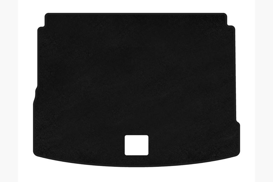 Volkswagen Tiguan 2016-2023 Tapis de coffre textile Premium V2 (USA, Noir) Photo 1