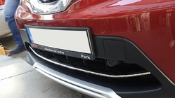 Nissan Qashqai 2014-2021 Protection de pare-chocs avant inox (2014-2017) photo 3