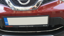 Nissan Qashqai 2014-2021 Protection de pare-chocs avant inox (2014-2017) photo 5