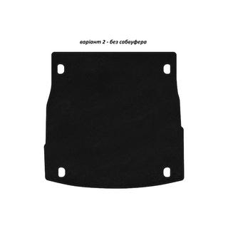 Tapis de coffre textile Premium V-2 (sans caisson de basses, Noir)