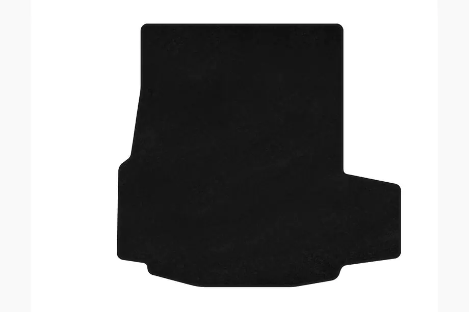 BMW Série 5 G30/G31 2017–2023 Tapis de coffre textile Premium V-2 (Pour G30, Noir) Photo 1