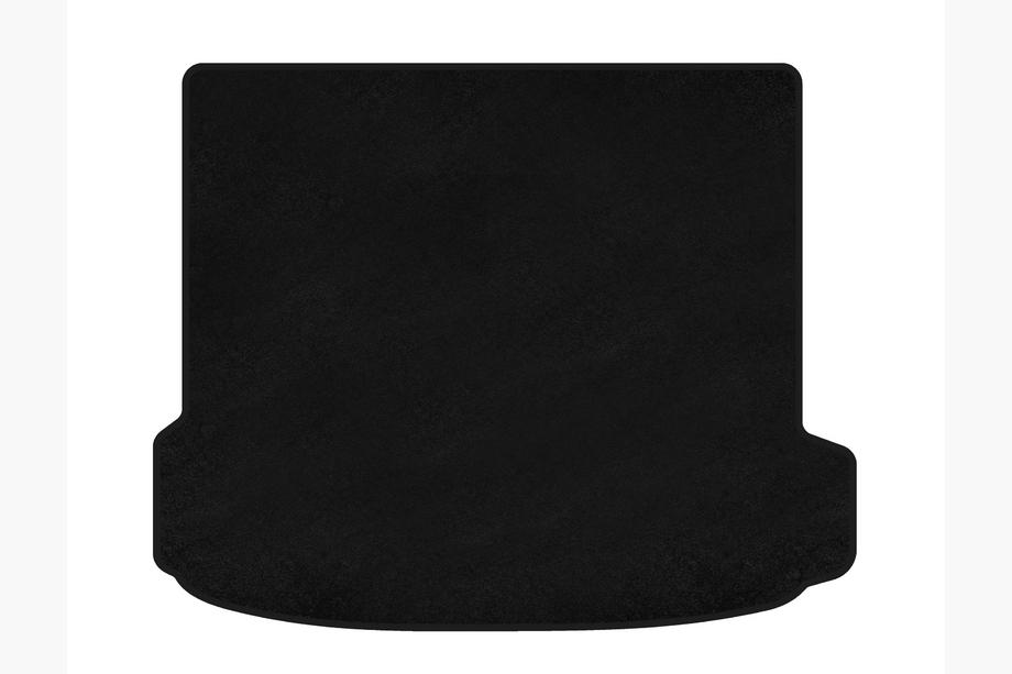 BMW X6 E71 2008–2014 Tapis de coffre textile Premium V-2 (Noir) Photo 1