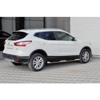 Barres Latérales (2014-2017, 2 pcs, Inox) Nissan Qashqai 2014-2021 photo 1
