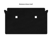 BMW X7 G07 2019- Tapis de coffre textile Classic (3e rangée uniquement, Noir) photo 1