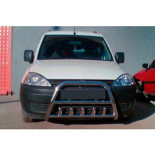 Pare-buffle (Inox) Opel Combo 2002–2012 photo 1