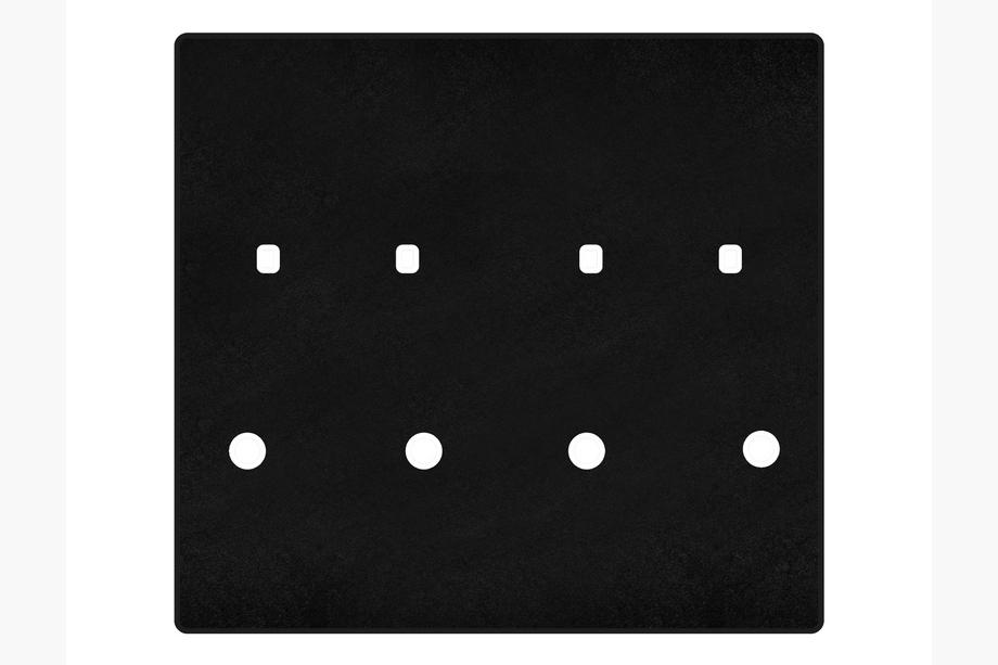 Peugeot Partner/Rifter 2019- Tapis de coffre textile Classic (Empattement long, Noir) Photo 1