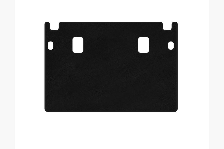 Toyota 4Runner 2009-2024 Tapis de coffre textile Classic (2014-2024, 7 places, Noir) Image