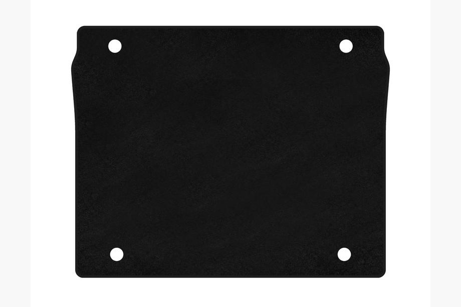 Fiat Doblo II 2010-2022 Tapis de coffre textile Classic (5 places/Empattement court, Noir) Photo 1