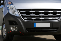 Renault Master 2011-2023 Couvercles chromés pour antibrouillards (2 pcs, inox) photo 4