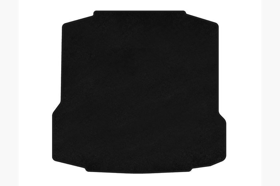 Skoda Rapid 2012-2019 Tapis de coffre textile Classic (Liftback, Noir) Photo 1