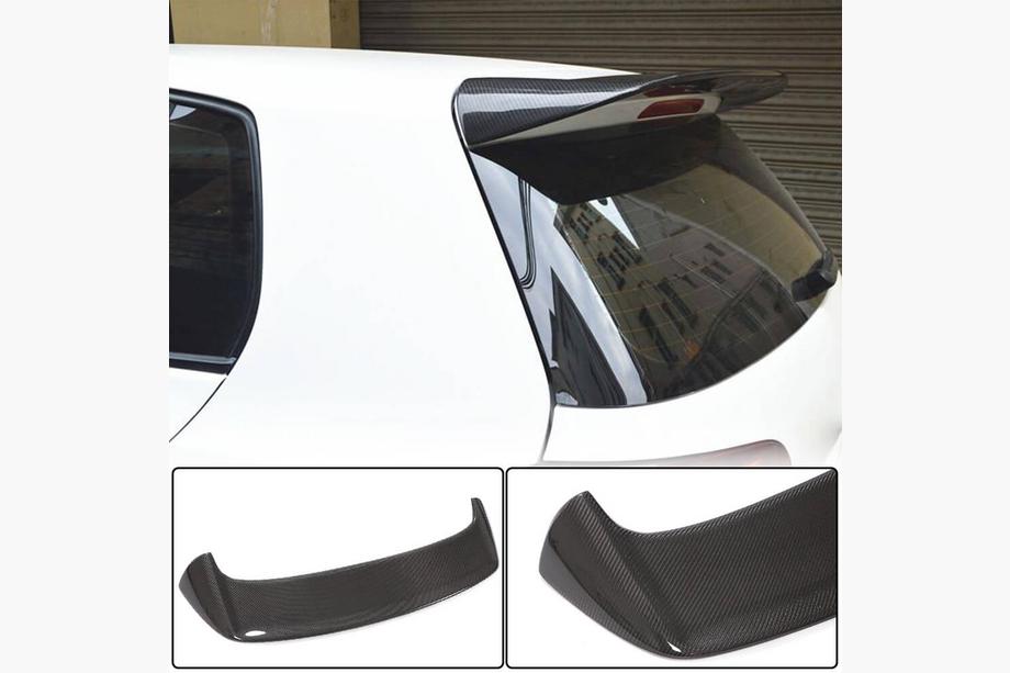 Volkswagen Golf 6 2008-2014 Aileron V1 (pour Base HB 2010-2013, Carbone) Image