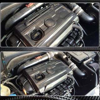 Cache moteur (pour GTI HB 2010-2013, Carbone) photo 3