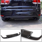 Volkswagen Golf 6 2008-2014 Diffuseur de Pare-chocs Arrière V1 pour GTI HB 2010-2013 Carbone photo 1