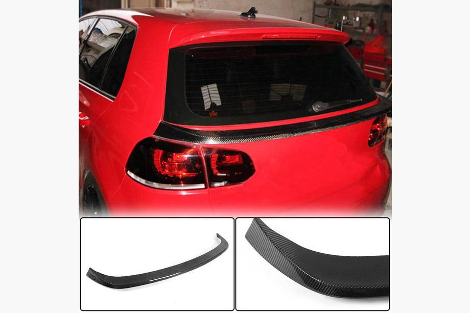 Volkswagen Golf 6 2008-2014 Spoiler inférieur (pour GTI/R HB 2010-2013, Carbone) Image