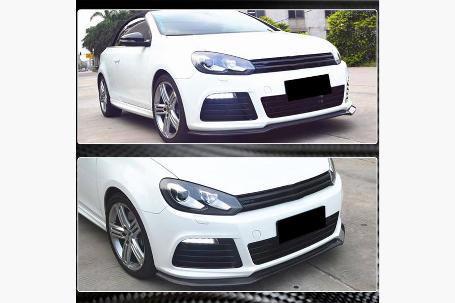 Volkswagen Golf 6 2008-2014 Lame avant V1 pour R HB 2010-2013, Carbone Photo 4