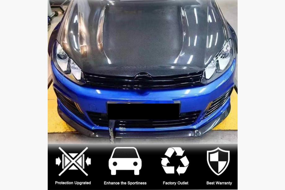 Volkswagen Golf 6 2008-2014 Lame avant V2 pour R HB 2010-2013 Carbone Photo 2