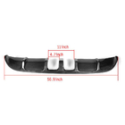 Volkswagen Golf 6 2008-2014 Diffuseur de Pare-chocs Arrière V2 (pour Base HB 2010-2013, Carbone) photo 4