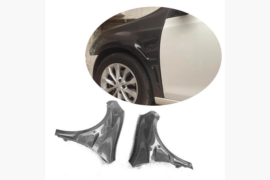 Volkswagen Golf 6 2008-2014 Ailes (pour HB 2010-2013, Carbone) Image